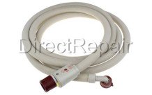 Whirlpool - Toevoerslang aquastop - 4mtr -  recht/gebogen - 3/4